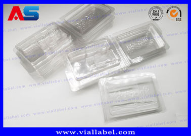 Envasado con ampollas de PVC transparente en blister para medicamentos 2 ml Vial grabado Envasado en blister para medicamentos en relieve