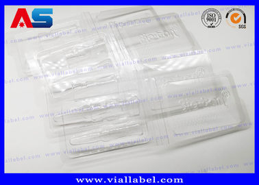 Envasado con ampollas de PVC transparente en blister para medicamentos 2 ml Vial grabado Envasado en blister para medicamentos en relieve