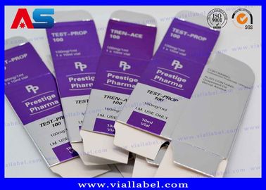 Cajas para vial de 10 ml de cartón para pruebas de laboratorio