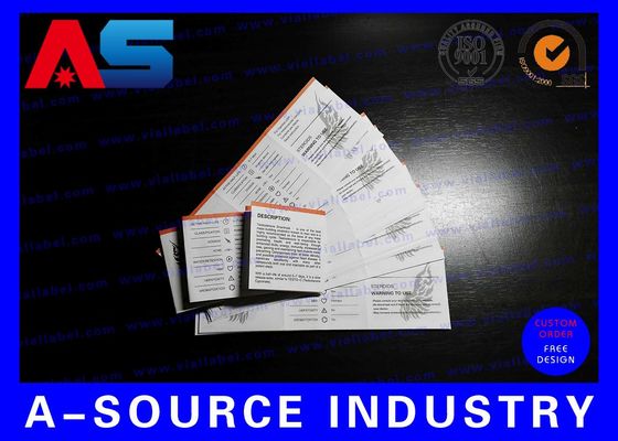 Impresión de folletos de papel farmacéutico para péptidos para el culturismo Impresión de folletos de instrucciones para el uso de aceite