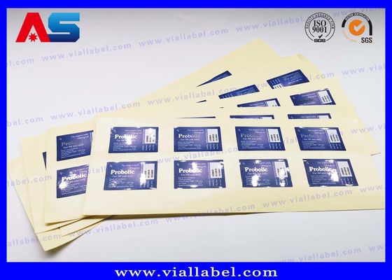 Etiqueta de etiqueta de la botella del acetato de crecimiento muscular Impresión de viales inyectables de 10 ml Etiquetas de aceite esencial de diseño personalizado