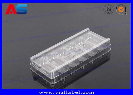 Envases de ampollas de plástico para medicamento Para instalar 2 ml Vial de Hcg correspondiente Cajas de farmacia envases de ampollas