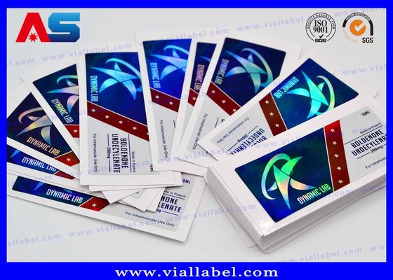 Péptido olográfico farmacéutico de 10ml Vial Labels Custom For Injection
