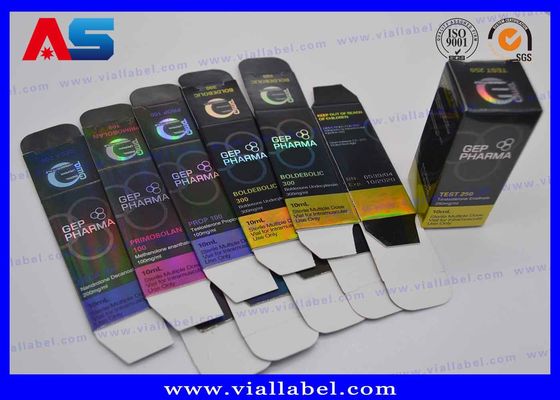 Gep Pharma 10 ml Vial de vidrio 300 g Embalaje impreso en papel Cajas de embalaje para el desarrollo corporal