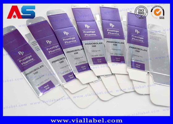 Juegue a hockey shinny las cajas farmacéuticas de plata de la hoja 10mL para los ePeptidees del edificio del músculo BRITÁNICOS