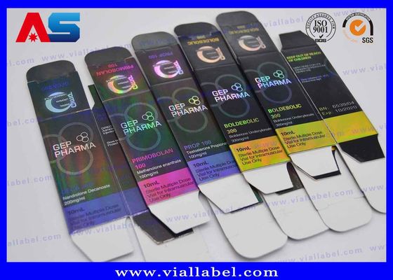 Gep Pharma 10 ml Vial de vidrio 300 g Embalaje impreso en papel Cajas de embalaje para el desarrollo corporal