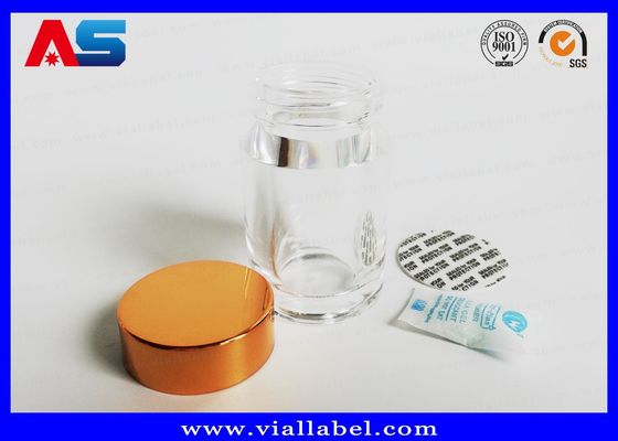Botellas de plástico de 50 ml para tabletas Botellas de píldoras grandes farmacéuticas Botellas de píldoras de plástico transparentes