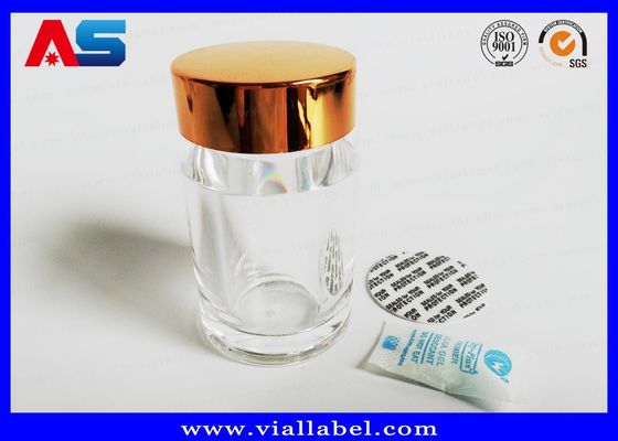 Botellas de plástico de 50 ml para tabletas Botellas de píldoras grandes farmacéuticas Botellas de píldoras de plástico transparentes