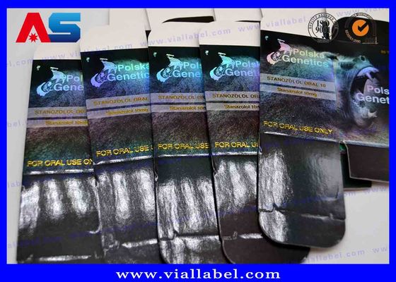 Cajas de almacenamiento pequeñas Impresión láser Farmacéutica Embalaje en caja personalizada Para botellas de 10 ml