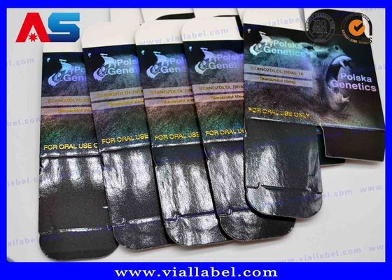 Cajas de almacenamiento pequeñas Impresión láser Farmacéutica Embalaje en caja personalizada Para botellas de 10 ml