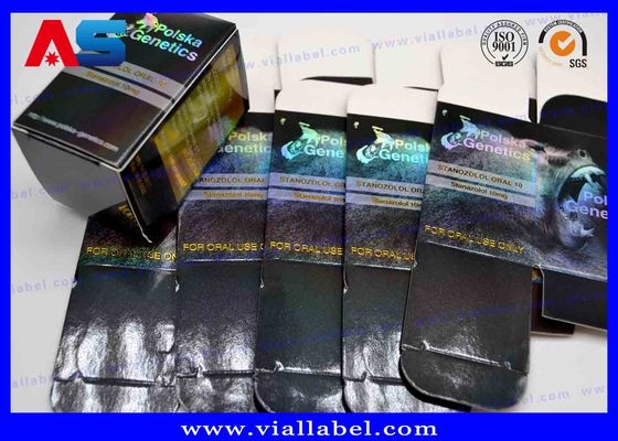 Cajas de almacenamiento pequeñas Impresión láser Farmacéutica Embalaje en caja personalizada Para botellas de 10 ml