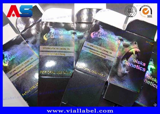 Cajas farmacéuticas personalizadas Impresión en papel de oro Caja de botella de goteo en relieve de 20 ml