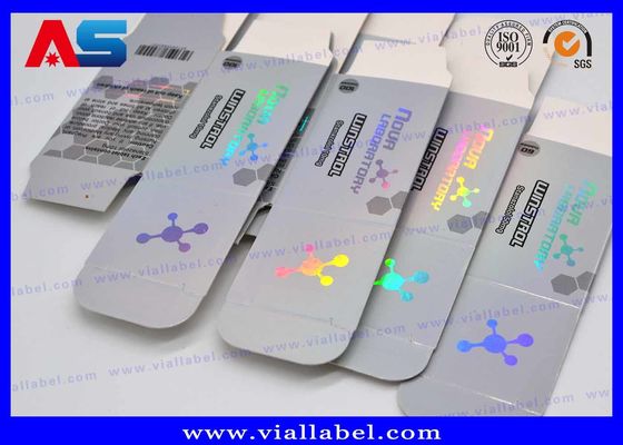 Cajas y etiquetas de cristal olográficas de los frascos del dropper del laser 15ml