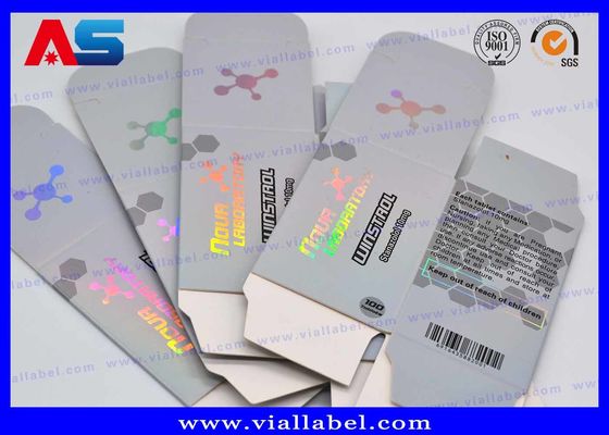 Cajas y etiquetas de cristal olográficas de los frascos del dropper del laser 15ml