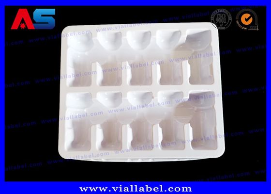 10 Vial 2 ml PET Blanco Bolsas de plástico Embalaje de la medicación Bolsas de blister / bandeja de blister