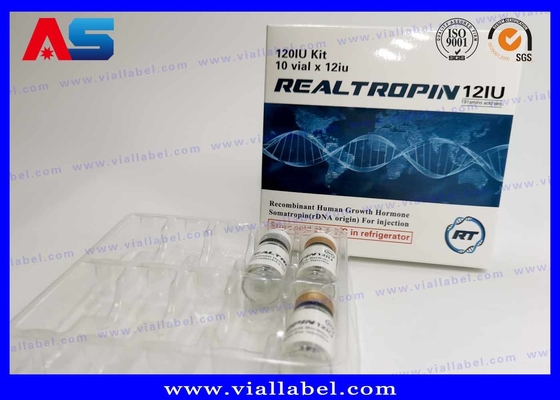 Vial Plastic Pharmaceutical Blister Packaging disponible médico para la caja de 10 frascos 1ml/3ml/10ml