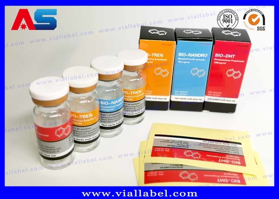 Péptidos personalizados de crecimiento humano etiquetas de etiqueta privada para productos farmacéuticos etiquetas de vial de 10 ml