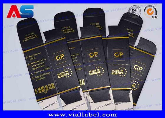 Pequeño frasco de la caja 10ml de la medicina de la testosterona que empaqueta para la medicina ePeptidee/farmacéutica