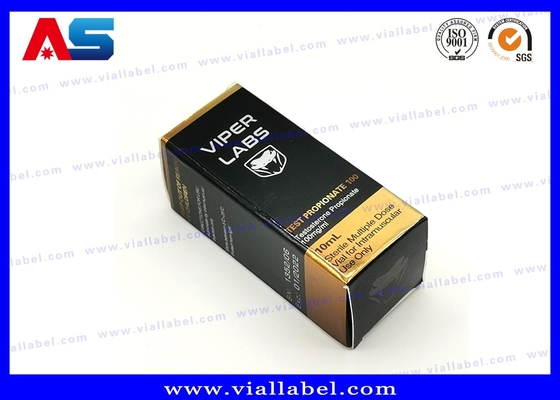 Las cajas del frasco de CMYK 10ml impermeabilizan etiquetas de encargo con el efecto del holograma para las botellas ePeptidees 10ml