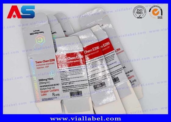 Gep Pharma 10 ml Vial de vidrio 300 g Embalaje impreso en papel Cajas de embalaje para el desarrollo corporal