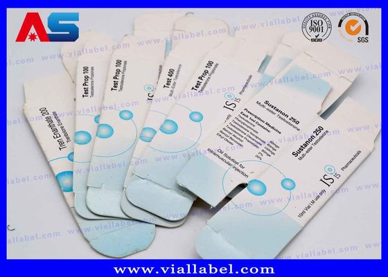 Caja de almacenamiento de viales holográficos personalizados, impresión de cajas y embalajes para viales de 10 ml / cajas de embalaje pequeñas