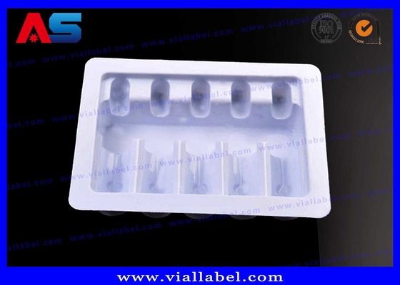 ¡En venta! Los 10 frascos transparentes 2ml ACARICIAN el envío gratis de empaquetado de la bandeja plástica de la ampolla