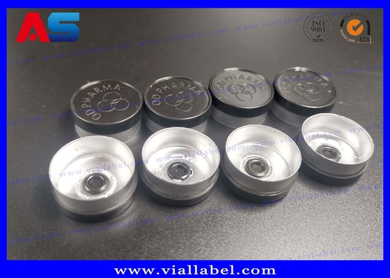 Tapones de botellas de plástico blanco de aluminio para productos farmacéuticos Botellas de vidrio de 10 ml