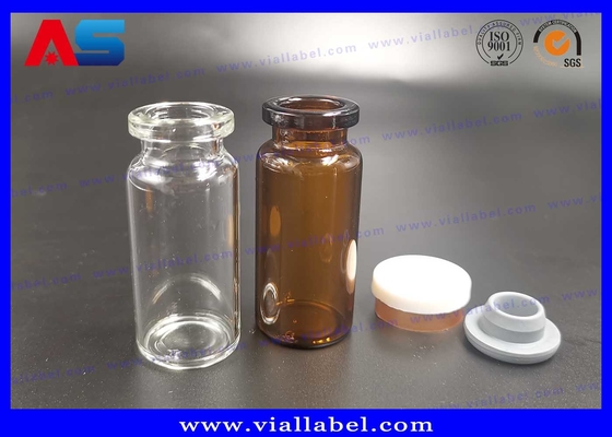 Botellas estériles y tapas Vial de vidrio pequeño, bayoneta boca botellas de vidrio goteador