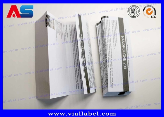 Impresión de folletos de péptidos de papel, Envase de paquete Descripción Papel tamaño A4 Plegable INSTRUCCIÓN Impresión de manuales