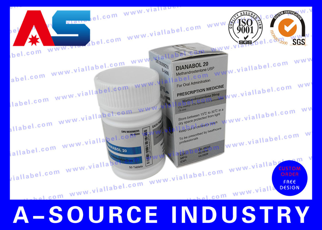 Envases de cartón 10 ml Envases de medicamento de papel Para el aceite de péptido oral Envases farmacéuticos Envases de embalaje impresos