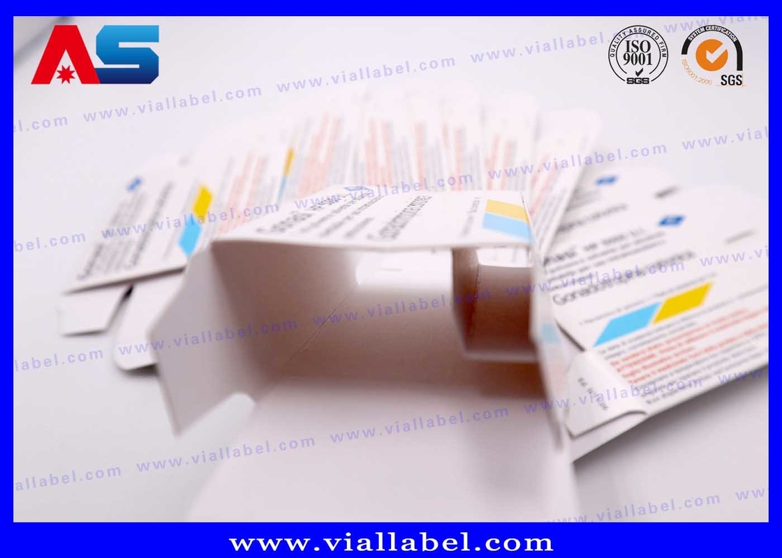 Botellas de vidrio personalizadas de papel 10 ml Envases para frascos para Pregnyl Hcg Envases farmacéuticos