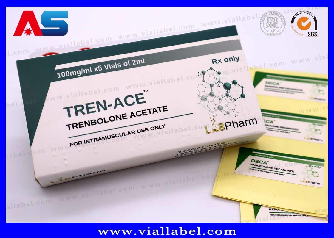 Cajas de vial de 10 ml para envases farmacéuticos Impresión holográfica Venta directa ecológica Personalizable Entrega rápida