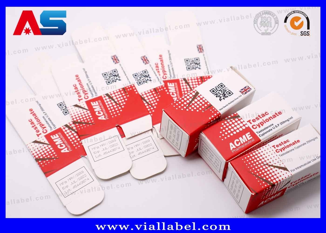 Soluciones de embalaje de viales farmacéuticos impresos personalizados de primera calidad con NFC para viales de 2 ml a 20 ml