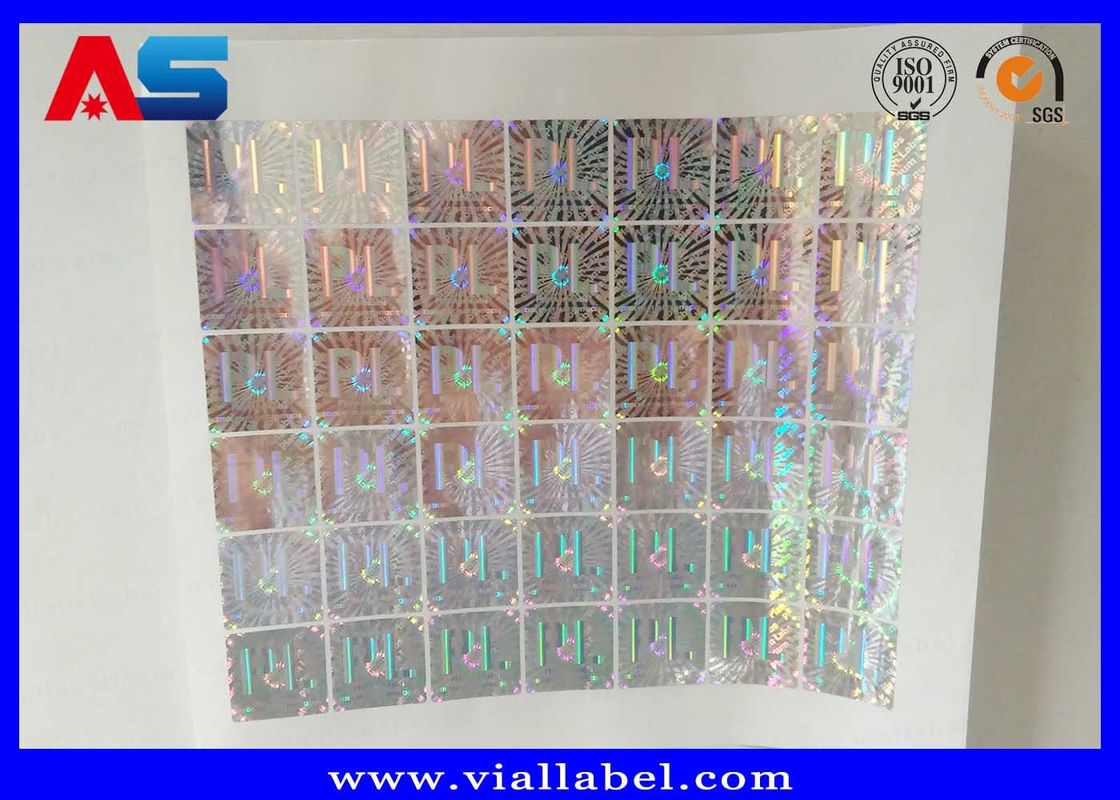 Matrix Laser Adesivos Holográficos Personalizados Holograma de vinilo Vacío para la caja de almacenamiento del frasco Holograma láser 3D