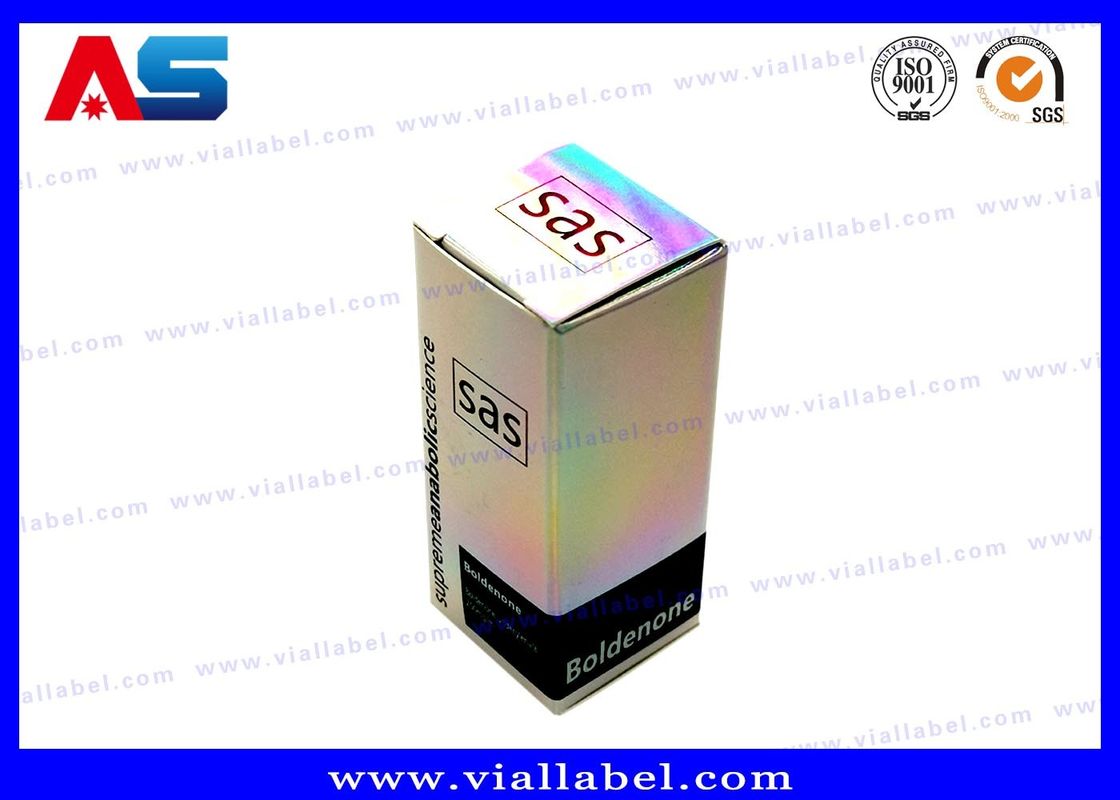 Cajas para viales Holográficos Cajas pequeñas para viales de 10 ml / Cajas de embalaje farmacéutico ecológico