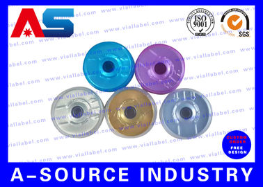 Cerraduras de botellas de plástico multicolor Capas desmontables para frascos de suero de vidrio pequeños 11mm, 13mm, 20mm