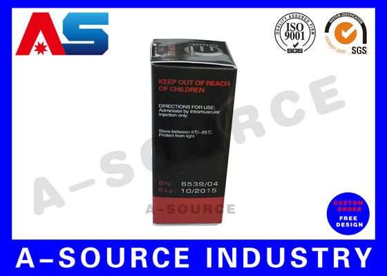 Pequeño frasco de la caja 10ml de la medicina de la testosterona que empaqueta para la medicina ePeptidee/farmacéutica