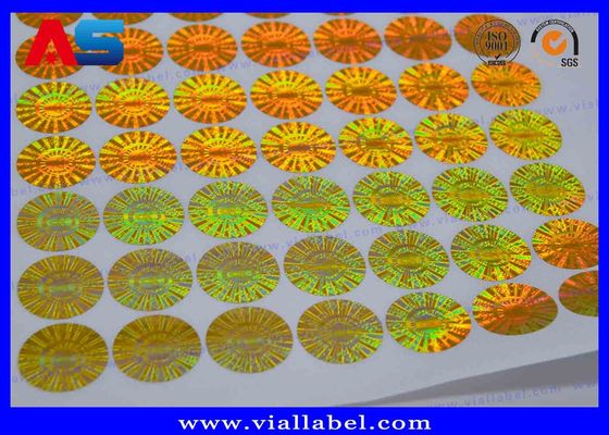 Seguridad de las pegatinas holográficas de panal de miel Impresión para la lucha contra la falsificación con código de seguridad