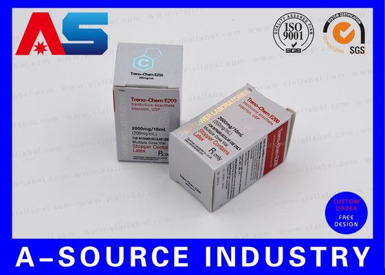 Prueba e 400 10mlvialbox del papel de la hoja de plata metalizada 325g para los ePeptidees anabólicos/los estimulantes