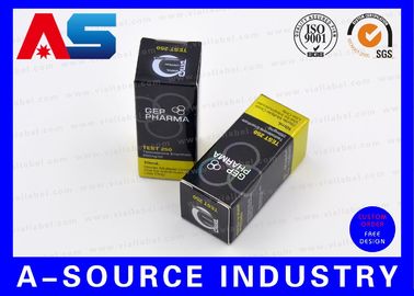 Cajas de viales de láser GEP de 10 ml Cajas de embalaje de culturismo de colores Pantone profesionales Cajas de envío pequeñas