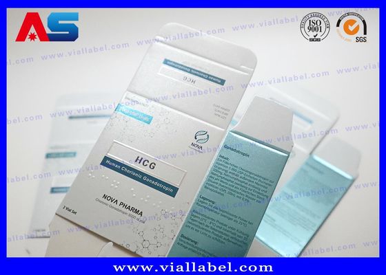 Bolsa de papel péptido de alta calidad de 3 ml Para 2 viales de 3 ml de diseño gratuito