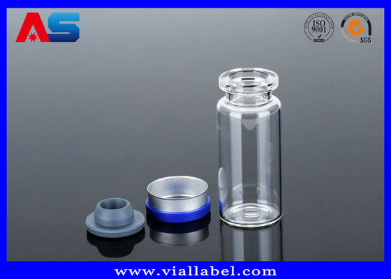 Glass Vials With Caps, Small Glass Vials with High Durability and Flip Off Cap