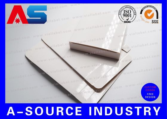 Caja blanca de la caja del espacio en blanco del papel normal 2ml 10pcs barato para los frascos 10ml con las bandejas plásticas dentro, final brillante